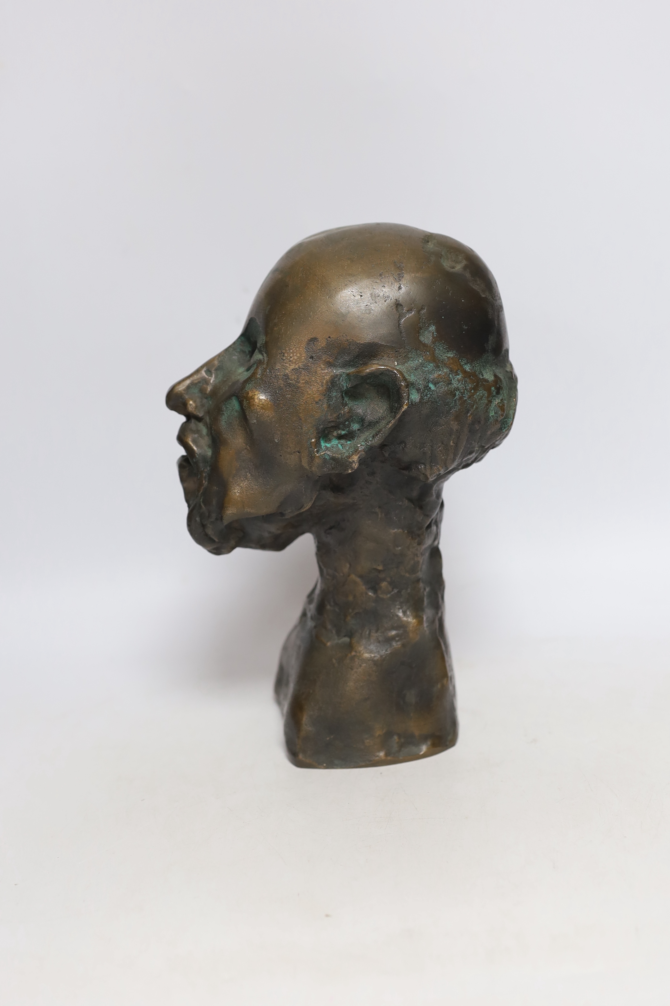 Jean Roulland (1931-2021), a bronze bust of Hippocrate, numbered 400/1000